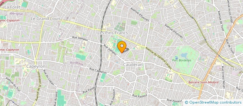 localisation de l'entreprise SCI LE PARVIS THOREAU  BORDEAUX