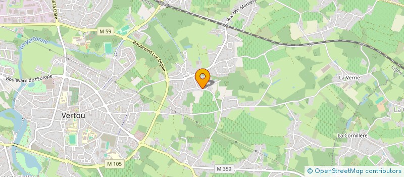 localisation de l'entreprise SCI LE PAS BARIL  VERTOU