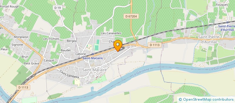 localisation de l'entreprise SCI LE PAS DU MOULIN  SAINT-MACAIRE