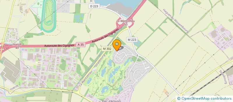 localisation de l'entreprise SCI LE PASO DOBLE  LA WANTZENAU