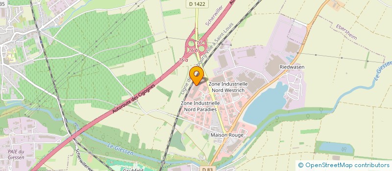 localisation de l'entreprise SCI LE PASSAGE 18  SELESTAT