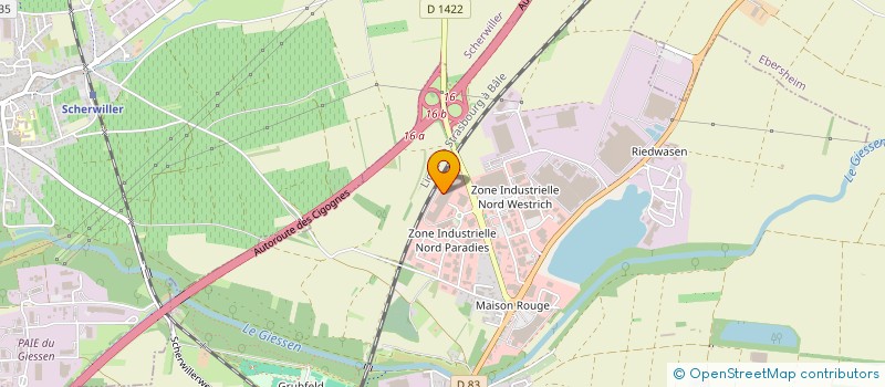 localisation de l'entreprise SCI LE PASSAGE 29  SELESTAT