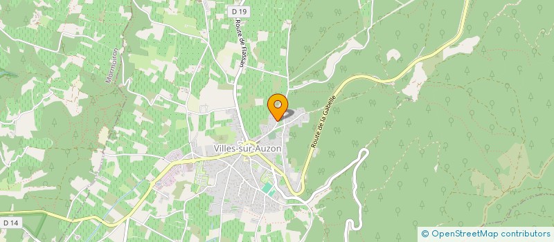 localisation de l'entreprise SCI LE PASSAGE  VILLES-SUR-AUZON