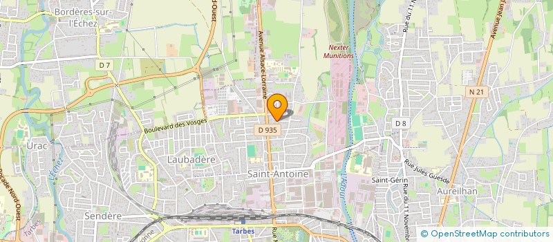 localisation de l'entreprise SCI LE PASSAGE  TARBES