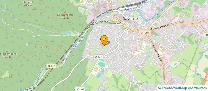 localisation de l'entreprise SCI LE PASSAGE  SAVERNE