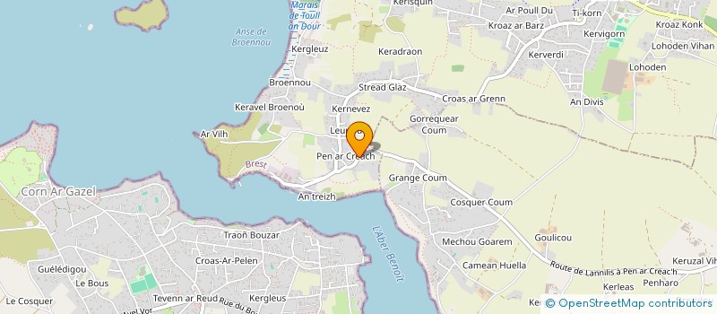 localisation de l'entreprise SCI LE PASSAGE  LANDEDA