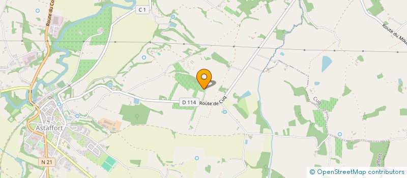 localisation de l'entreprise SCI LE PASSAGE  ASTAFFORT