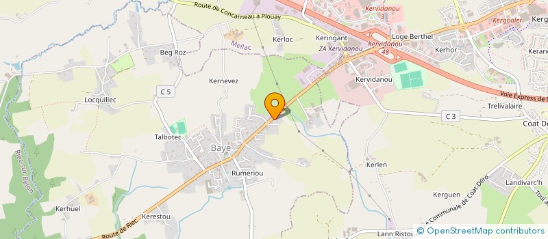 localisation de l'entreprise SCI LE PASSAGE  BAYE