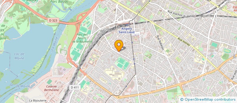 localisation de l'entreprise SCI LE PASSAGE ANGEVIN à ANGERS
