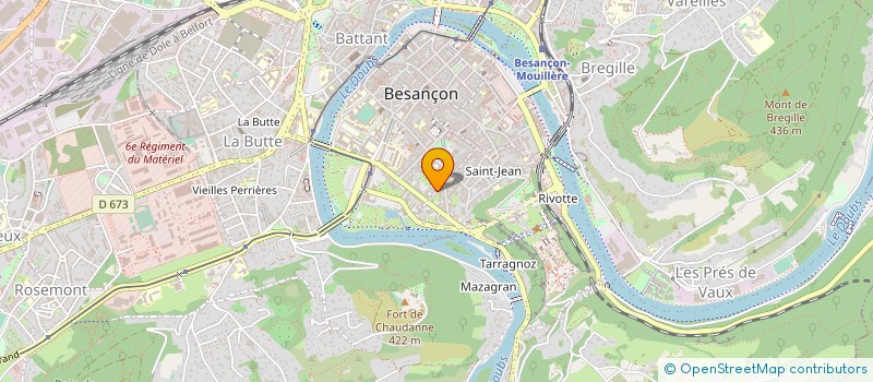 localisation de l'entreprise SCI LE PASSEUR  BESANCON