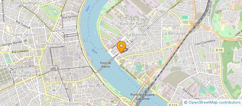 localisation de l'entreprise SCI LE PASSEUR  BORDEAUX