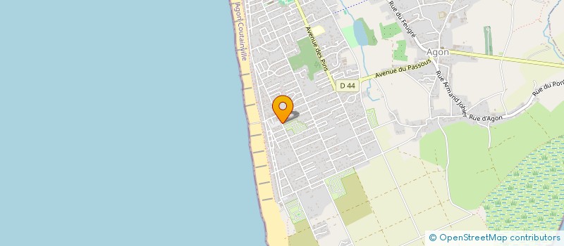 localisation de l'entreprise SCI LE PASSOUS HOTEL  AGON-COUTAINVILLE