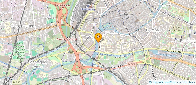 localisation de l'entreprise SCI LE PASTEUR  STRASBOURG