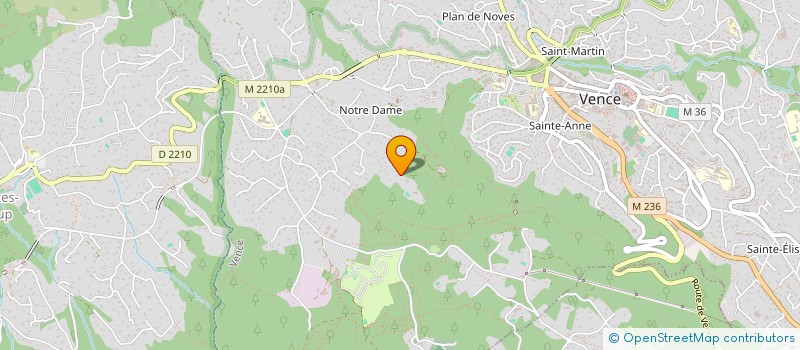 localisation de l'entreprise SCI LE PASTORAL  VENCE