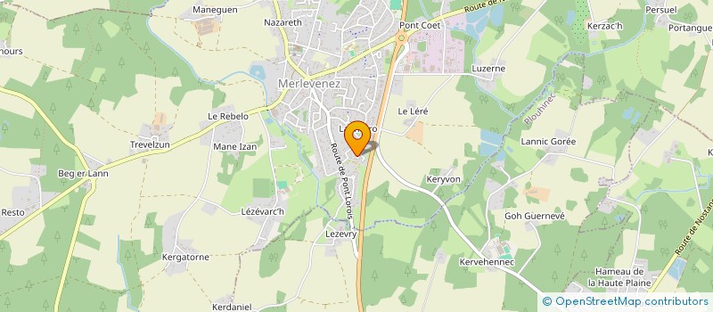 localisation de l'entreprise SCI LE PATHY  MERLEVENEZ