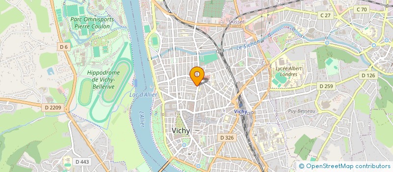 localisation de l'entreprise SCI LE PATIO à VICHY