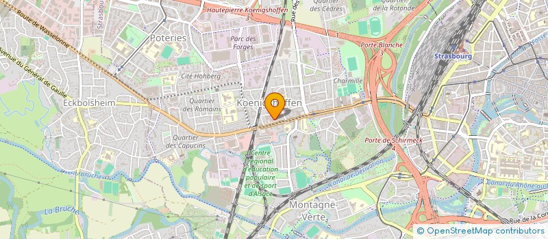 localisation de l'entreprise SCI LE PATIO à STRASBOURG