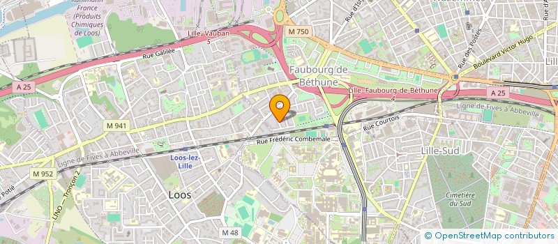 localisation de l'entreprise SCI LE PATIO à LILLE