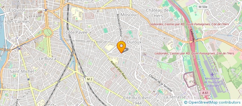 localisation de l'entreprise SCI LE PATIO à TOULOUSE