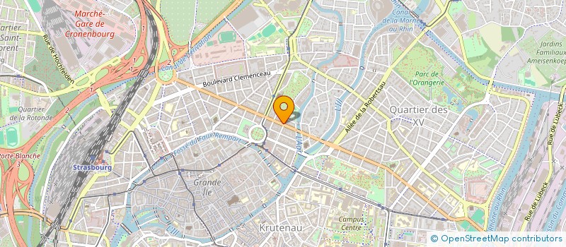 localisation de l'entreprise SCI LE PATIOS II  STRASBOURG