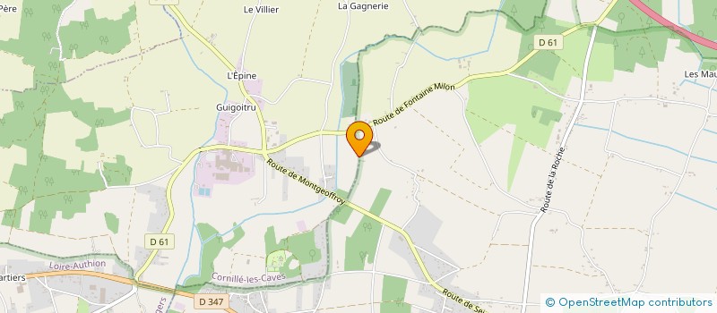 localisation de l'entreprise SCI LE PATIS DES SAULES  CORNILLE-LES-CAVES