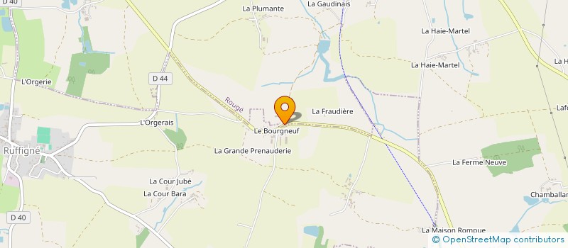 localisation de l'entreprise SCI LE PATIS FRASLIN  RUFFIGNE