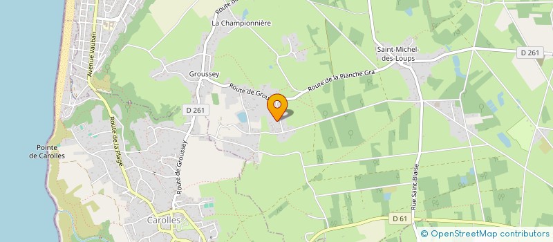 localisation de l'entreprise SCI LE PATRIMOINE à JULLOUVILLE
