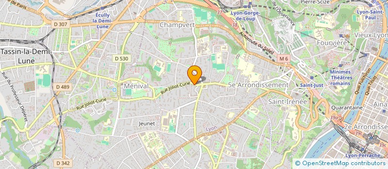 localisation de l'entreprise SCI LE PATRIMOINE  LYON