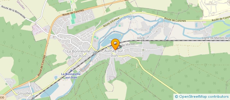 localisation de l'entreprise SCI LE PATRIMOINE DU GRAND PALMIER  AULNAY-SUR-ITON