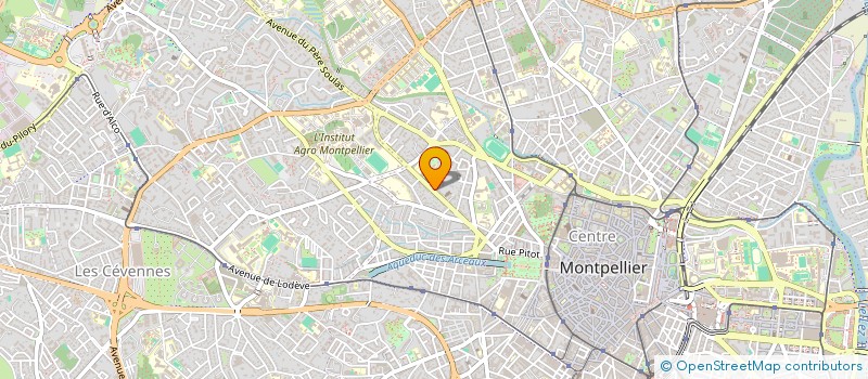 localisation de l'entreprise SCI LE PATRIMOINE OCCITAN à MONTPELLIER