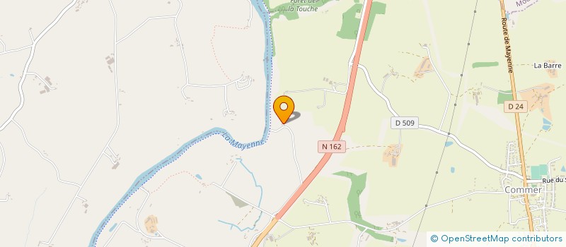 localisation de l'entreprise SCI LE PATRONNAGE MARTIGNE  MARTIGNE-SUR-MAYENNE