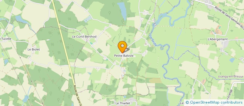 localisation de l'entreprise SCI LE PATURON à SAINT-GERMAIN-DU-BOIS