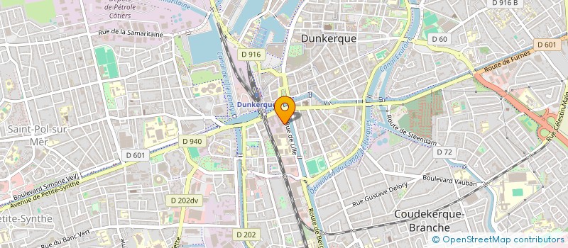 localisation de l'entreprise SCI LE PATY à DUNKERQUE