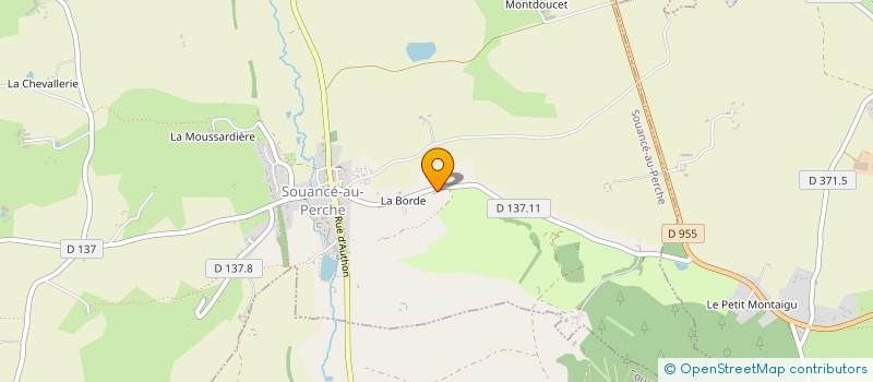 localisation de l'entreprise SCI LE PATY - LA VALLEE DES AULNES à SOUANCE-AU-PERCHE