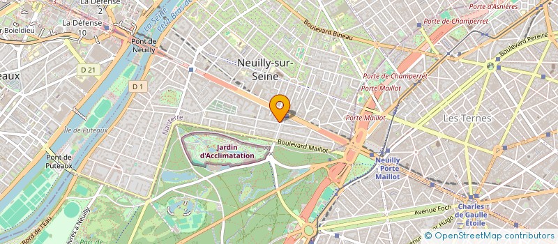 localisation de l'entreprise SCI LE PAULOWNIA à NEUILLY-SUR-SEINE