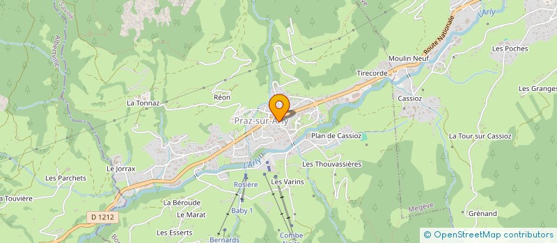 localisation de l'entreprise SCI LE PAUTEX  PRAZ-SUR-ARLY