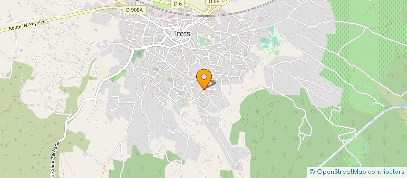 localisation de l'entreprise SCI LE PAVE à TRETS