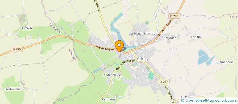 localisation de l'entreprise SCI LE PAVEN  LE HAUT-CORLAY