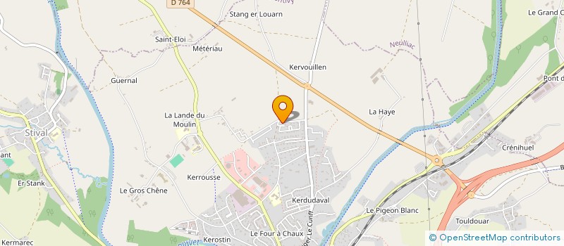 localisation de l'entreprise SCI LE PAVILLON  PONTIVY