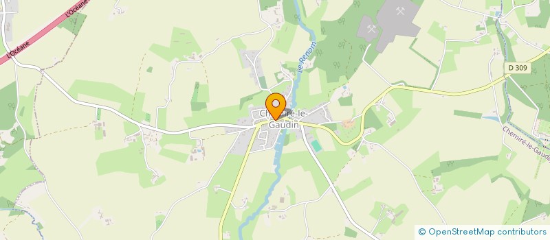 localisation de l'entreprise SCI LE PAVILLON  CHEMIRE-LE-GAUDIN