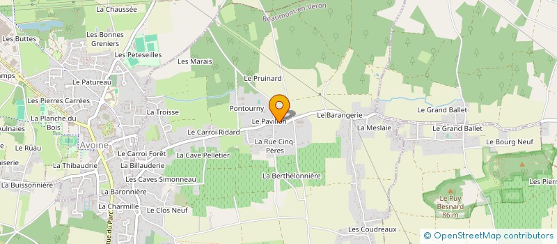 localisation de l'entreprise SCI LE PAVILLON  BEAUMONT-EN-VERON