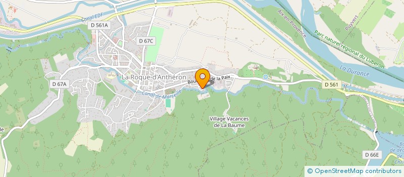 localisation de l'entreprise SCI LE PAVILLON CHINOIS  LA ROQUE D'ANTHERON