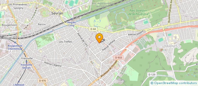 localisation de l'entreprise SCI LE PAVILLONS SUEDOIS à LIVRY-GARGAN