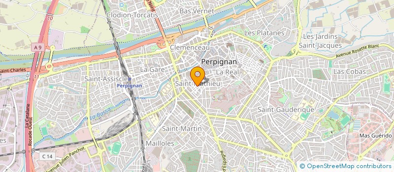 localisation de l'entreprise SCI LE PECH à PERPIGNAN