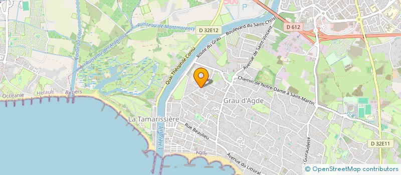 localisation de l'entreprise SCI LE PECHEUR AGATHOIS  AGDE