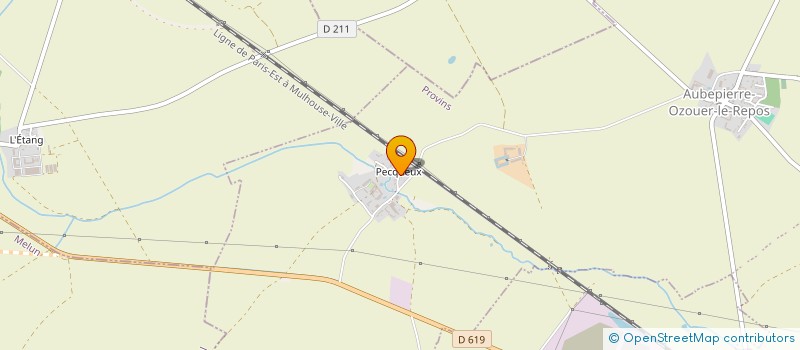 localisation de l'entreprise SCI LE PECQ à AUBEPIERRE-OZOUER-LE-REPOS