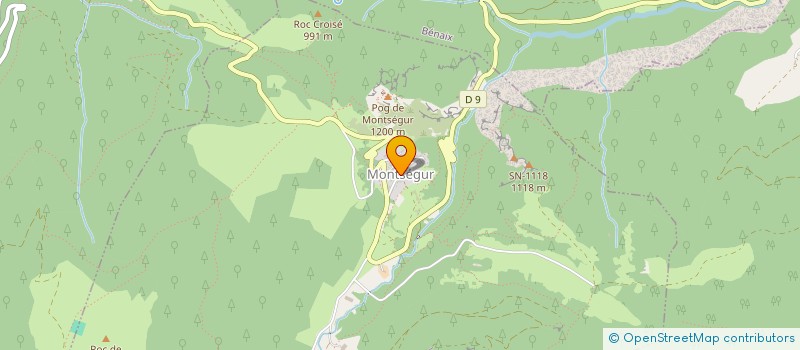 localisation de l'entreprise SCI LE PELERIN à MONTSEGUR