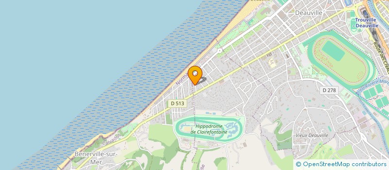 localisation de l'entreprise SCI LE PELICAN  TOURGEVILLE