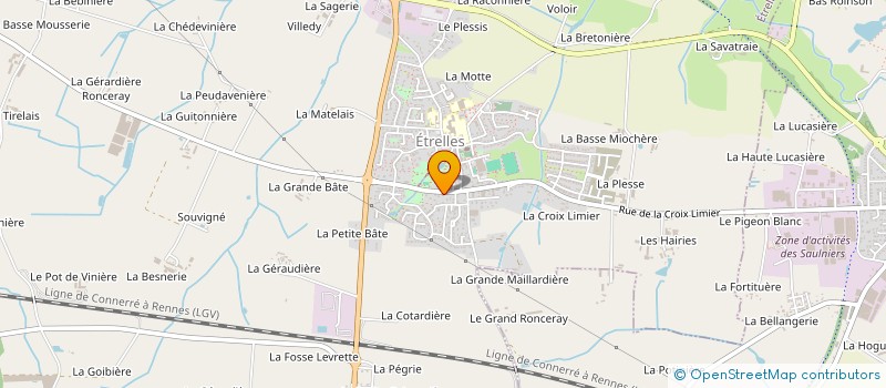 localisation de l'entreprise SCI LE PELICAN  ARGENTRE-DU-PLESSIS