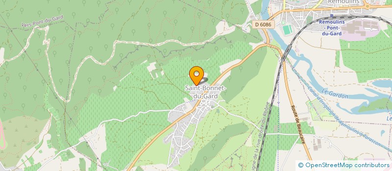 localisation de l'entreprise SCI LE PELICAN  SAINT-BONNET-DU-GARD